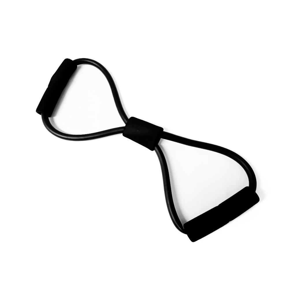 Banda De Resistencia Forma De 8 Fit Circuit Resistencia Medium Color Negro